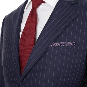 Navy Pinstripe Suit - UK - thumbnail image 2