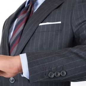 Charcoal Chalkstripe Suit - thumbnail image 2