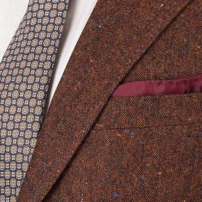 Copper Brown Donegal Tweed Suit - thumbnail image 1