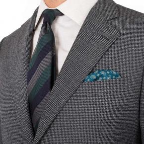 Dark Grey Houndstooth 3 Piece Suit - thumbnail image 2