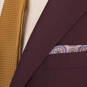 Burgundy Wool & Mohair Suit - thumbnail image 2