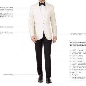 Ivory Dinner Suit - thumbnail image 3