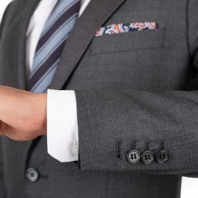 Dark Grey Pick & Pick Suit - thumbnail image 1