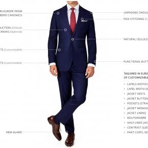 Deep Blue Pick & Pick Suit - thumbnail image 3