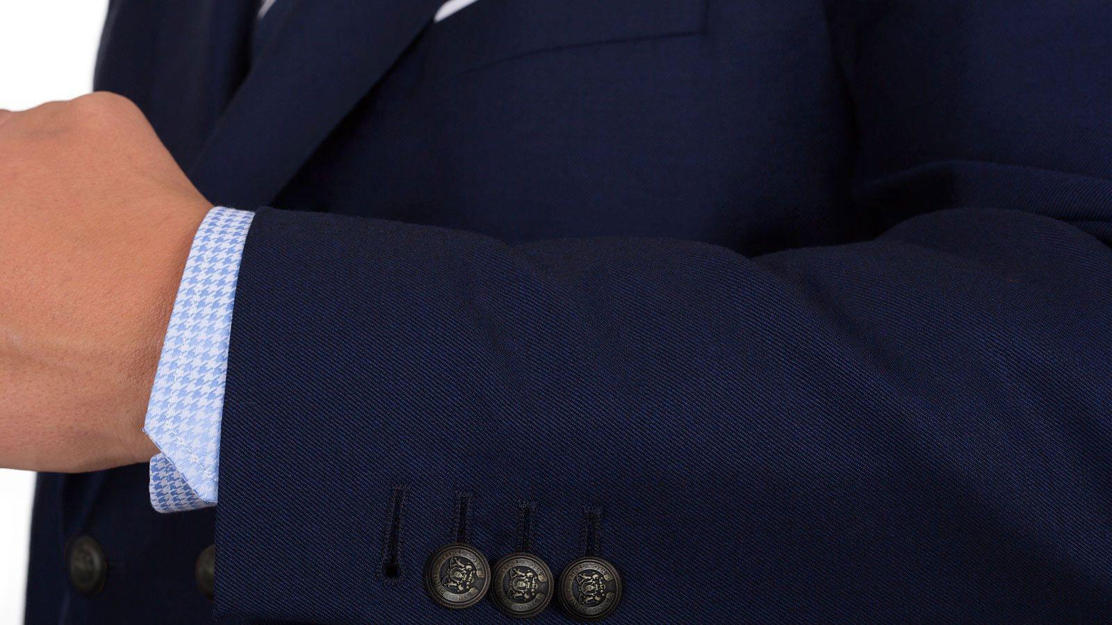 11 oz Navy Serge Blazer with Brass Buttons - slider image 