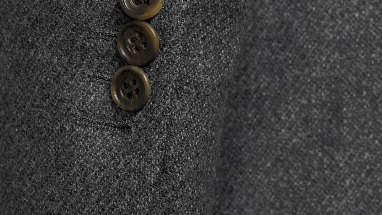 Grey Twill Wool & Cashmere Suit - slider image 1