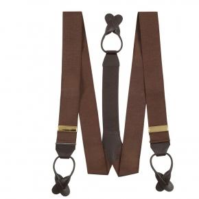 Coffee Brown Suspenders - thumbnail image 1