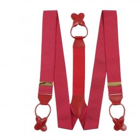 Wine Red Suspenders - thumbnail image 1