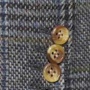 Grey Plaid Shetland Tweed Blazer - thumbnail image 2