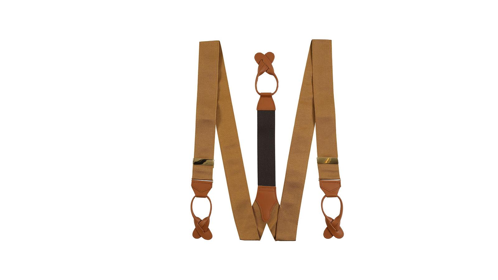 Almond Beige Suspenders - slider image 