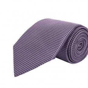 Lavender Hopsack Silk Tie - thumbnail image 1