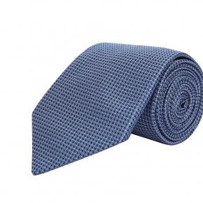 Light Blue Hopsack Silk Tie - thumbnail image 1