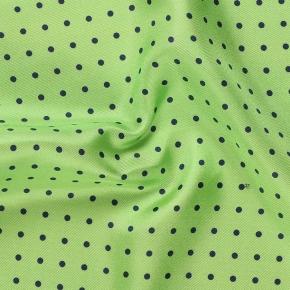 Green & Navy Dotted Italian 100% Silk Pocket Square - thumbnail image 1