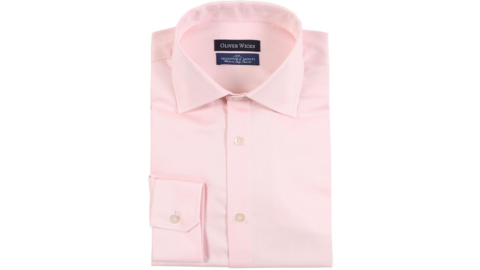 Melon Pink Cotton Twill Shirt - slider image 