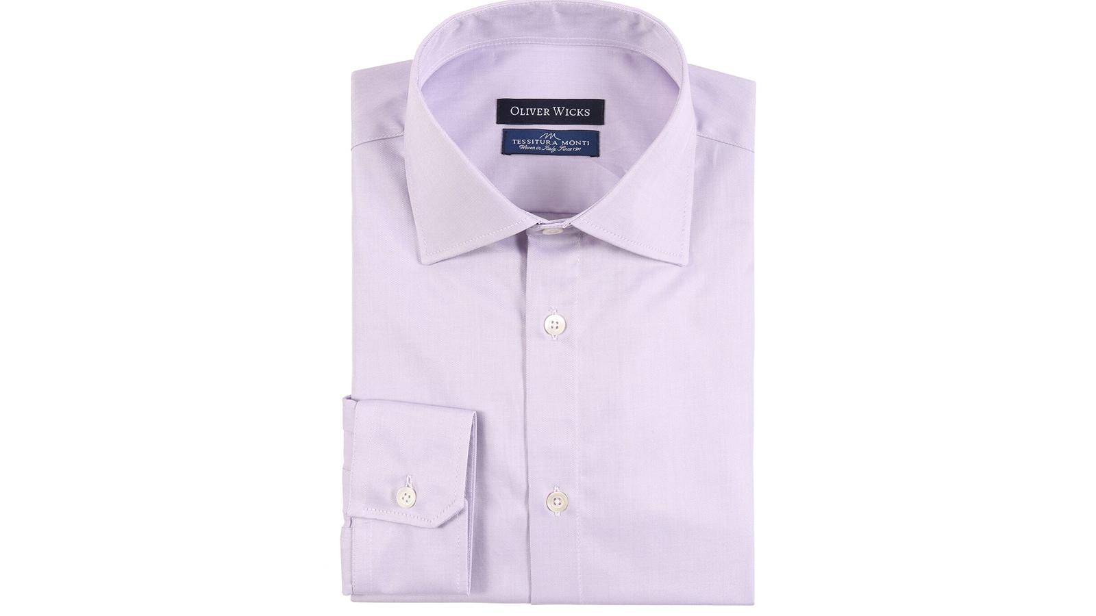 Lavender Cotton Twill Shirt - slider image 