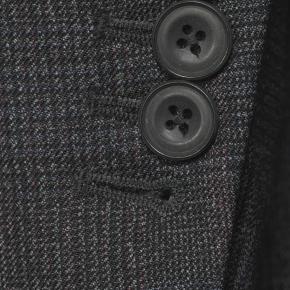 Charcoal Plaid with Red Overcheck Mouline Suit - thumbnail image 2