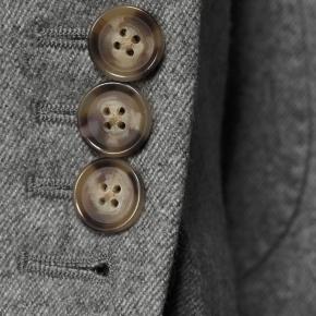 Sartorial Grey Melange Flannel 180s Suit - thumbnail image 2