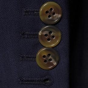 Navy Blue Herringbone Suit - thumbnail image 2