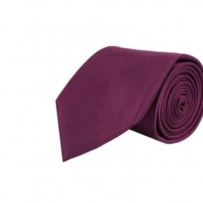 Solid Purple Silk Tie - thumbnail image 1