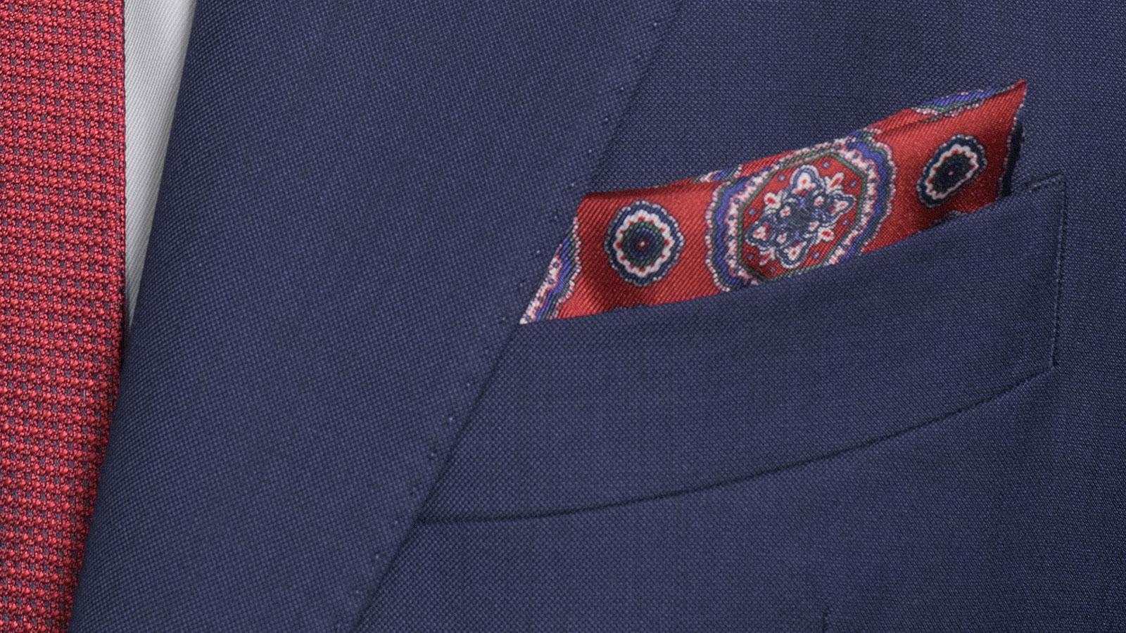 Vendetta Premium Solid Navy Suit - slider image 1