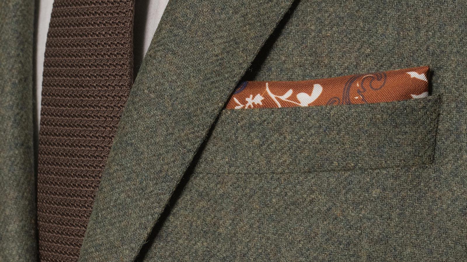 Pastel Green Wool & Cashmere Suit - slider image 1