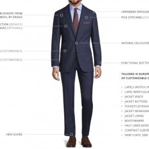 Navy Houndstooth Suit - thumbnail image 3