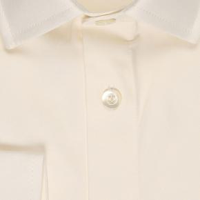 Ivory Cotton Twill Shirt - thumbnail image 2