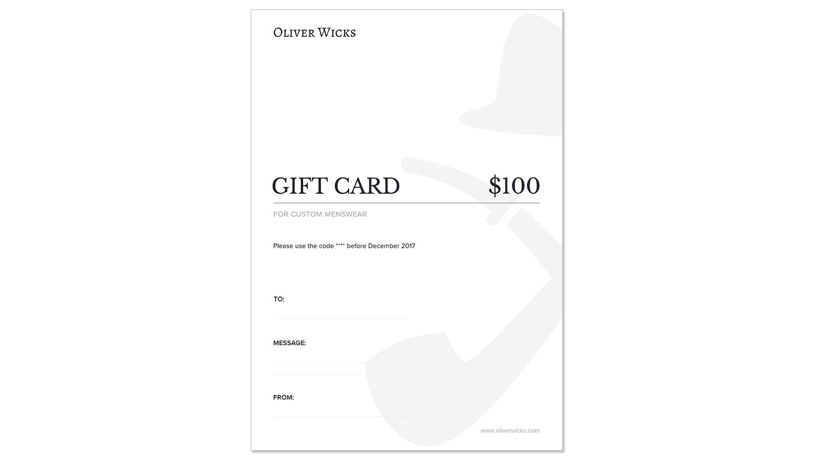 $100 / € 90 Gift e-Card - slider image 