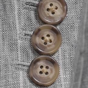 Light Grey Chalkstripe Linen Suit - thumbnail image 2