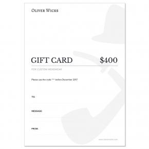 $400 / € 370 Gift e-Card - thumbnail image 1