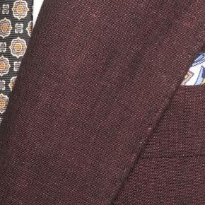 Burgundy Linen Suit - thumbnail image 1