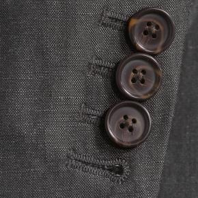 Dark Grey Wool & Linen Suit - thumbnail image 2