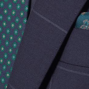 Navy Windowpane Suit - thumbnail image 1