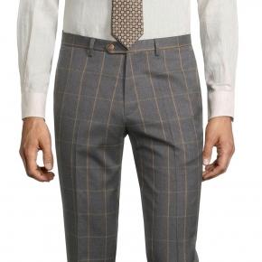 Tangerine Check Dark Grey Pants - thumbnail image 1