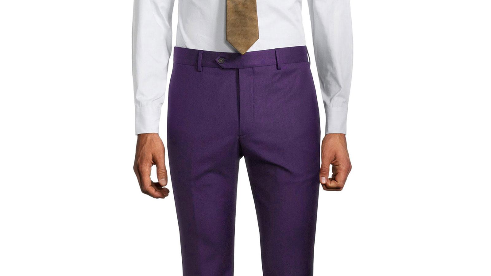 Solid Plum Pants - slider image 