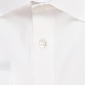 Pure White Cotton Twill Shirt - thumbnail image 2