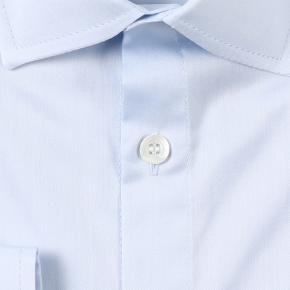 Pastel Blue Cotton Twill Shirt - thumbnail image 2