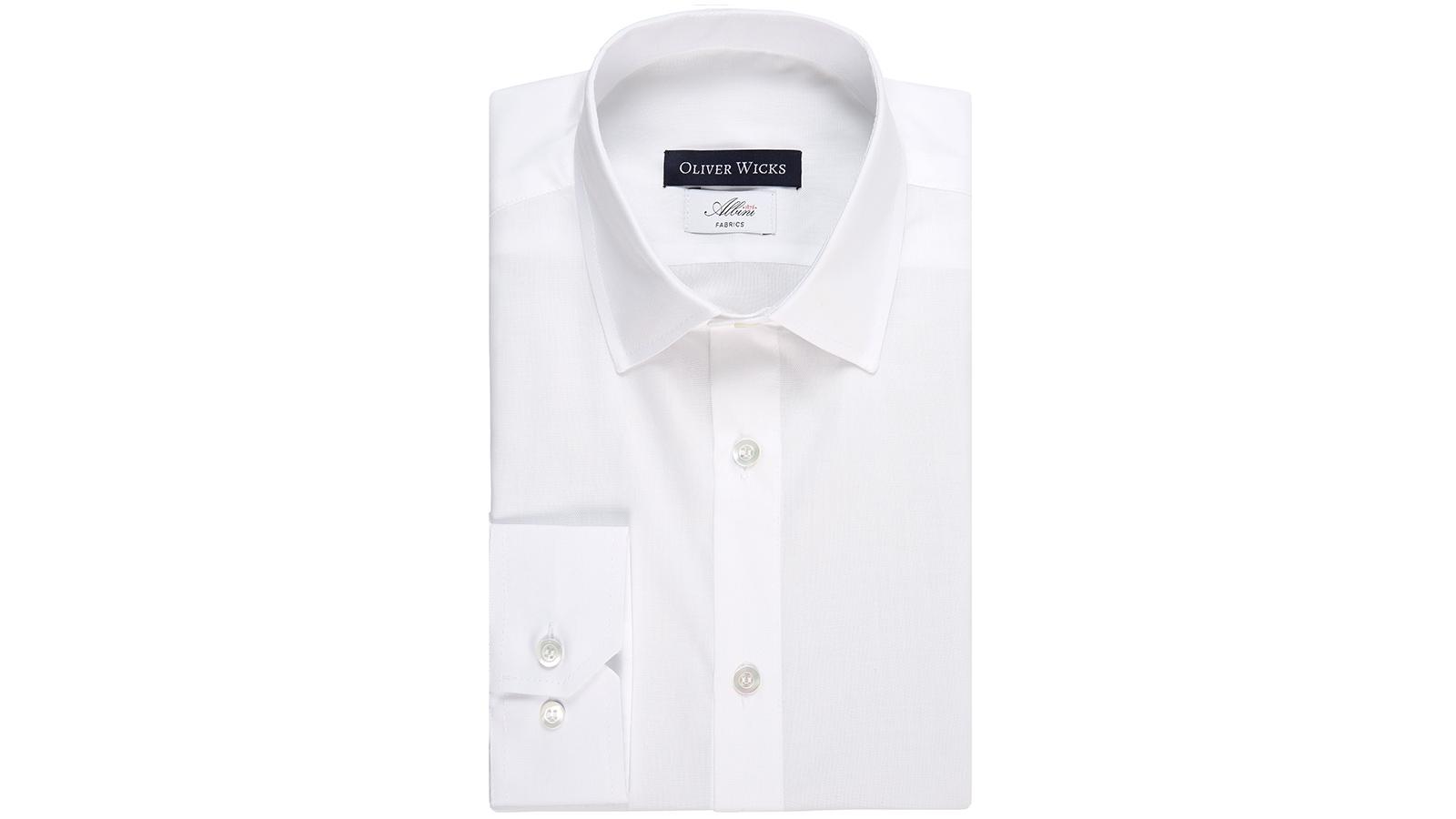 White Pinpoint Shirt - slider image 1