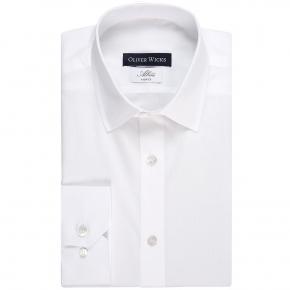 White Pinpoint Shirt - thumbnail image 1