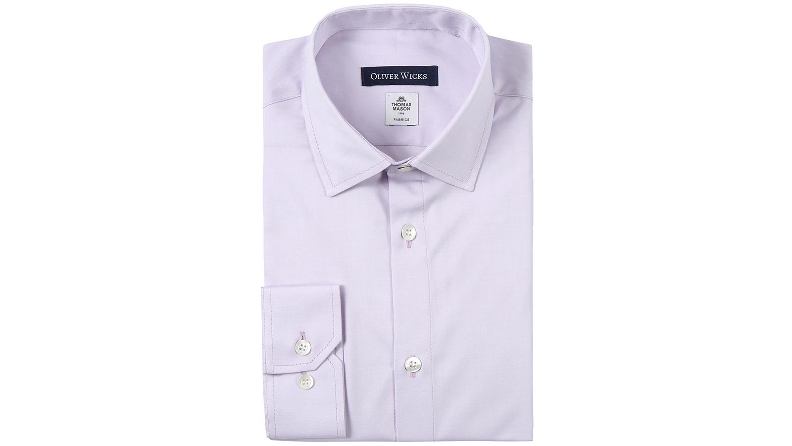 Lavender Pinpoint Shirt - slider image 1