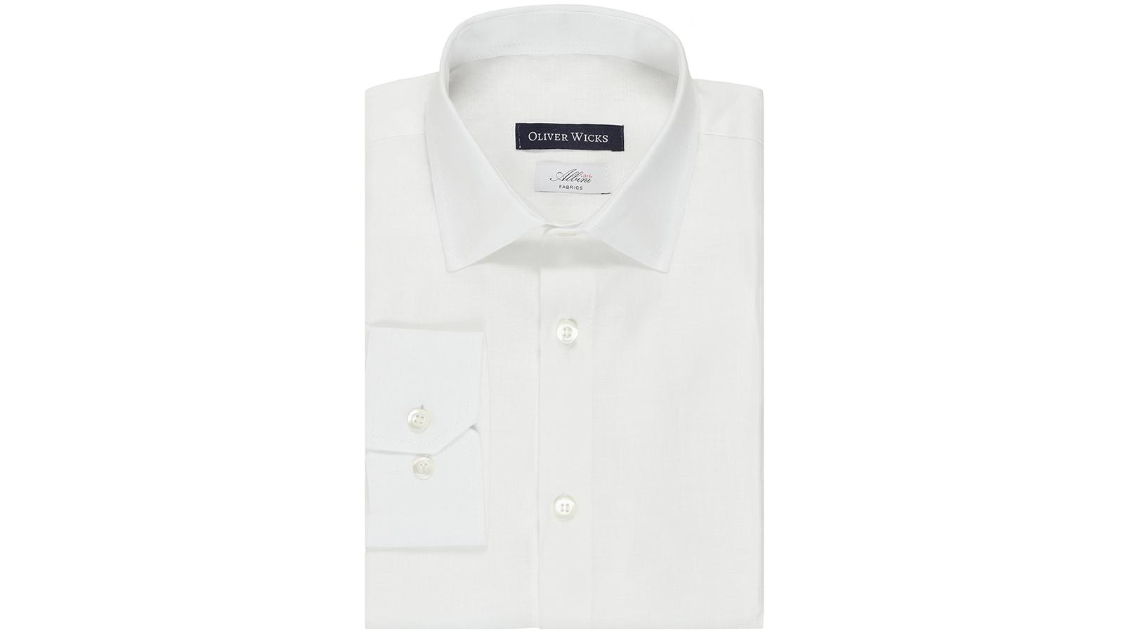 White Linen Shirt - slider image 1