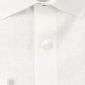 Ivory Linen Shirt - thumbnail image 2