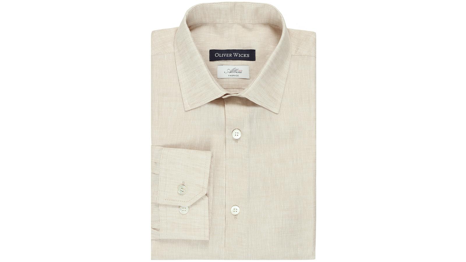 Natural Linen Shirt - slider image 1