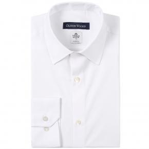 White Cotton Oxford Shirt - thumbnail image 1