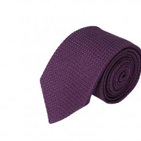 Violet 100% Grenadine Silk Tie  - thumbnail image 1