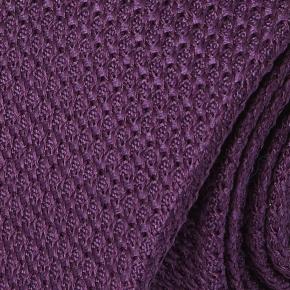 Violet 100% Grenadine Silk Tie  - thumbnail image 2