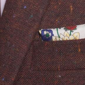 Burgundy Donegal Tweed Suit - thumbnail image 1