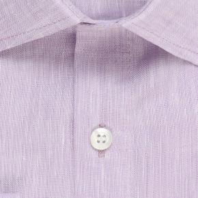 Light Lavender Linen Shirt - thumbnail image 2