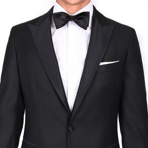 1663 Black Tuxedo with peak lapels - thumbnail image 3