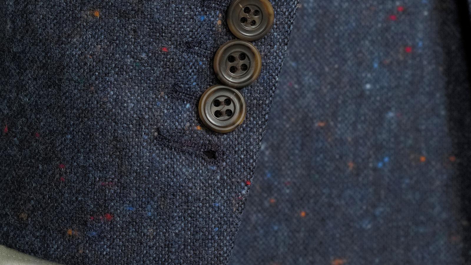 Blue Donegal Tweed Suit - slider image 1